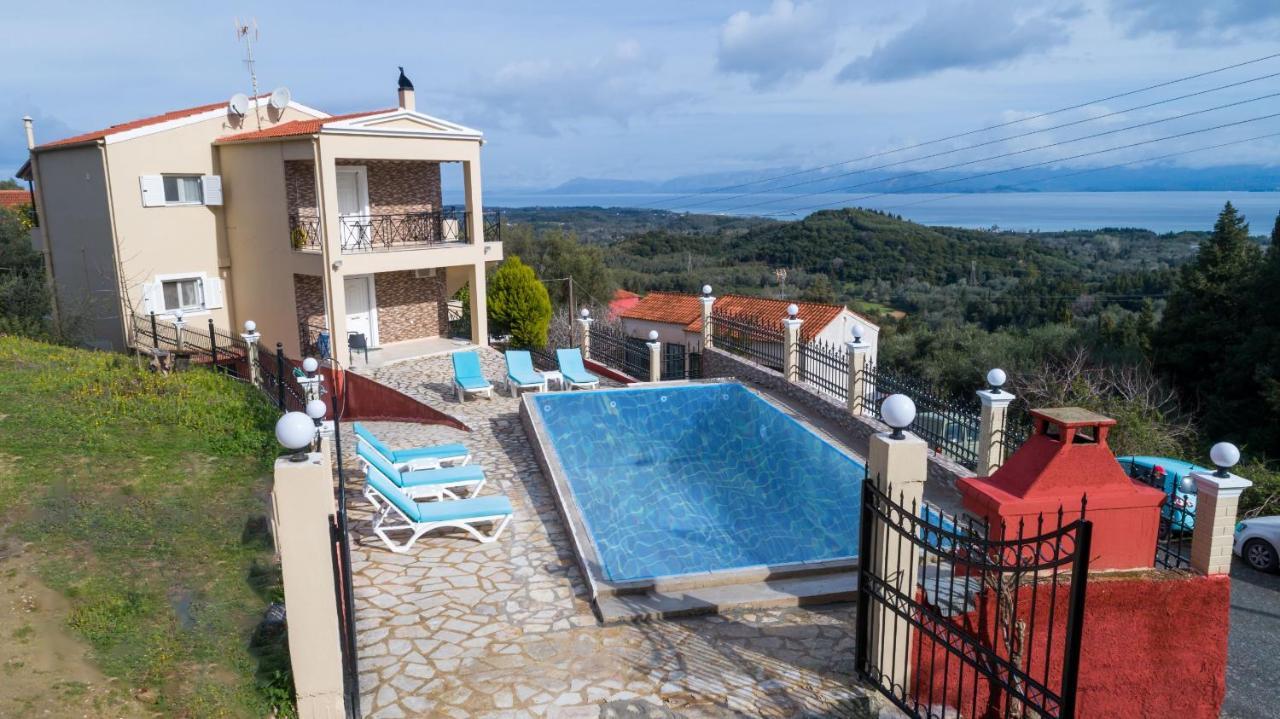Villa Spartera Sea View By Corfuescapes Лефкими Экстерьер фото