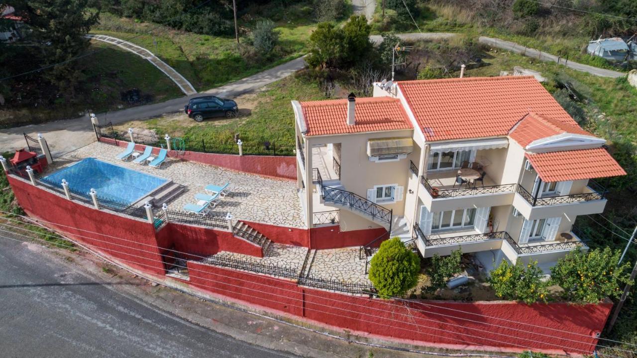 Villa Spartera Sea View By Corfuescapes Лефкими Экстерьер фото